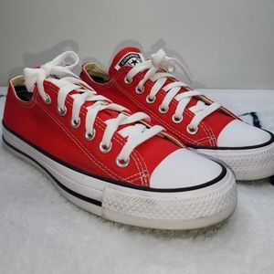 Converse Chuck Taylor All Star M9696 Red Sneakers Unisex Size M 5 W 7 Low Tops